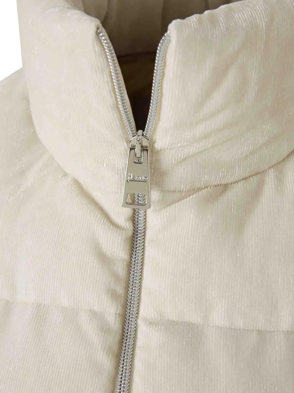 HERNO Luxurious Velvet Down Jacket for Women