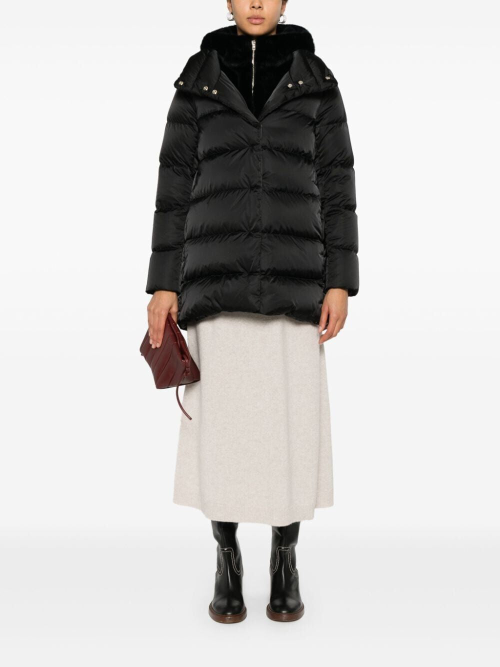 HERNO Layered Down Jacket for Women