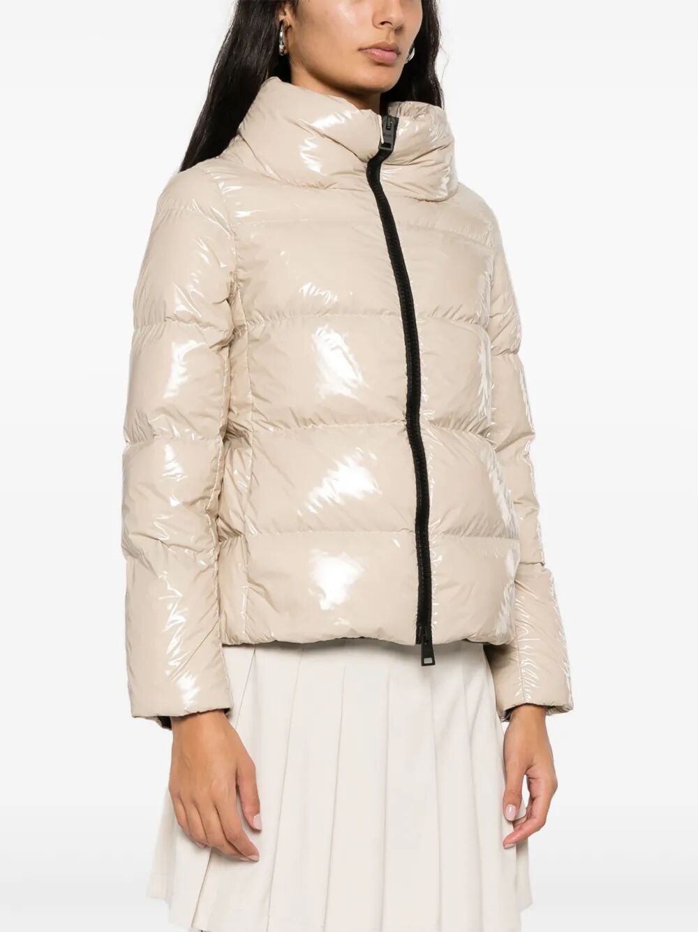 HERNO Glossy Finish Puffer Jacket - Women's Outerwear