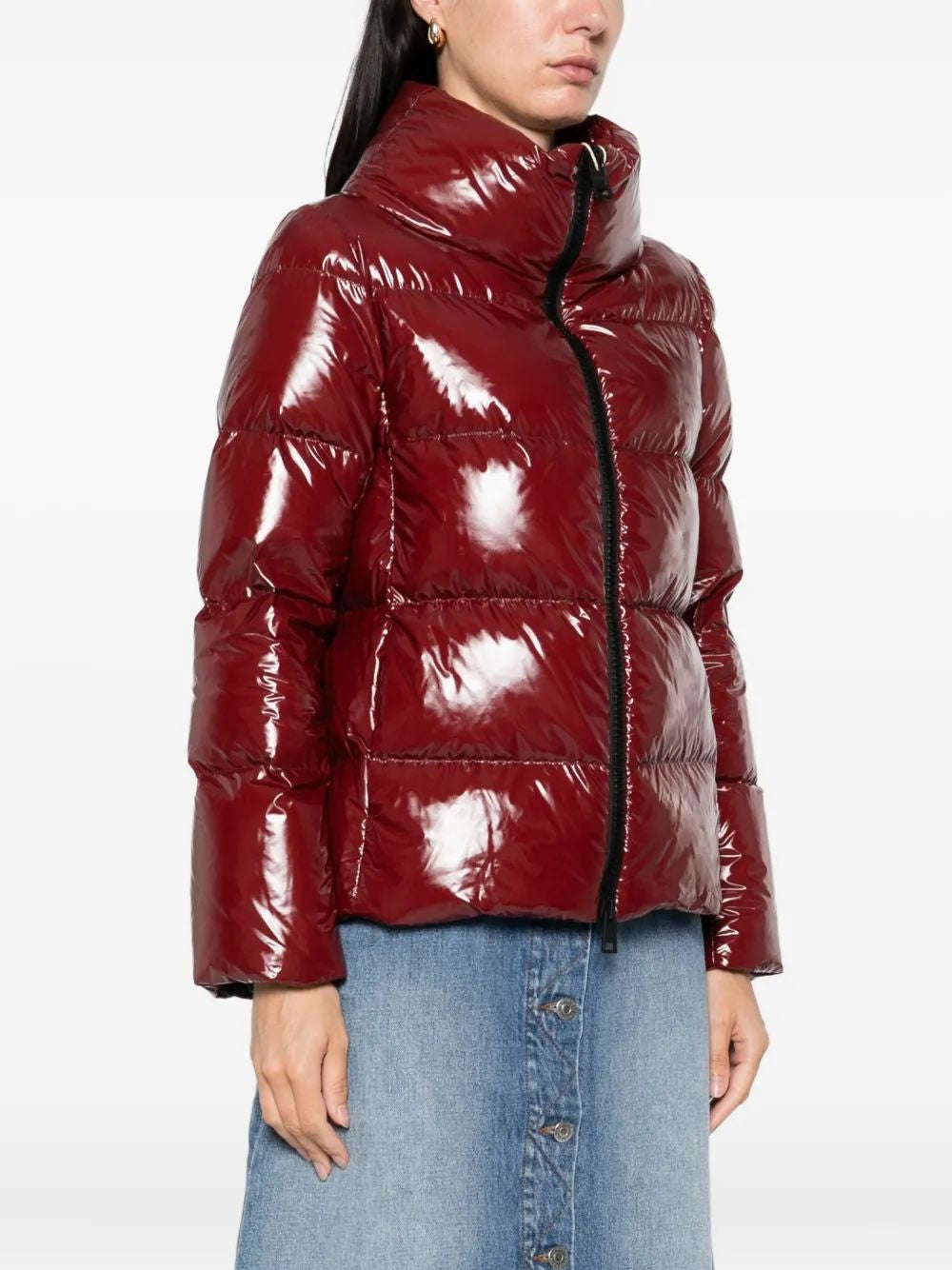 HERNO Women's Mini Cape Puffer Jacket
