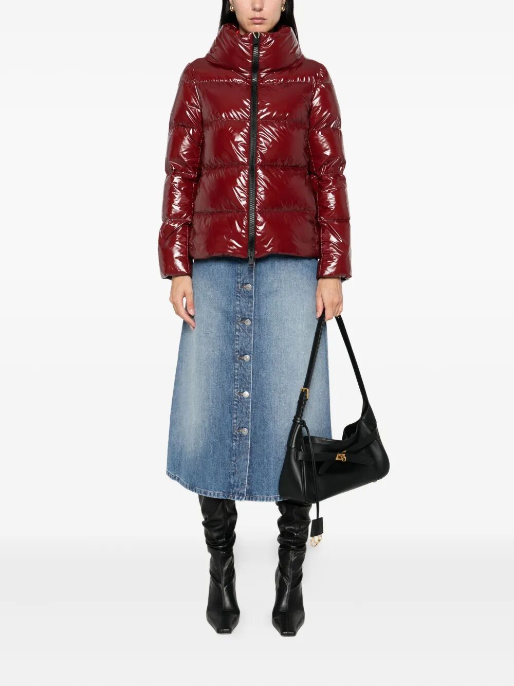 HERNO Padded High-Collar Jacket