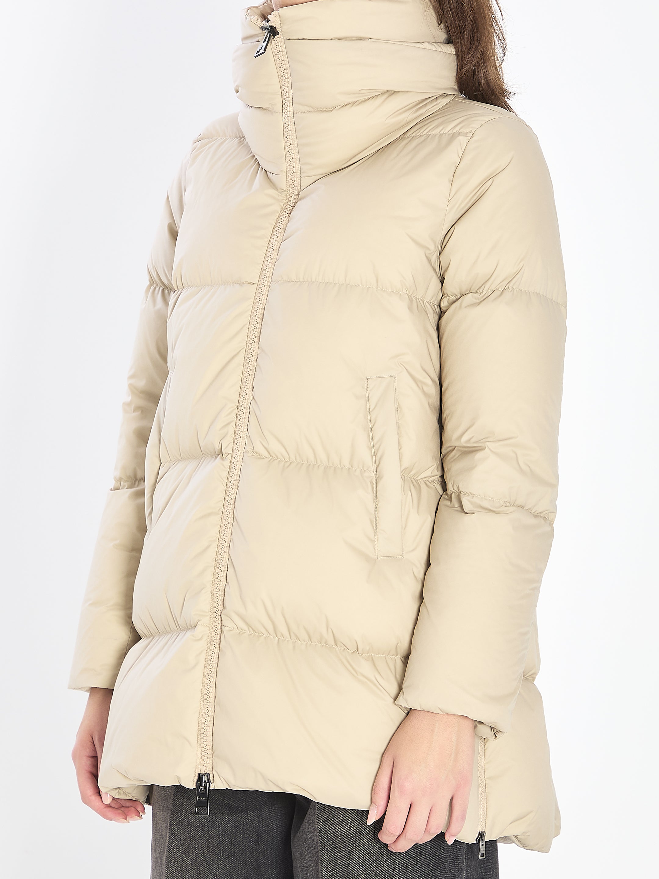 HERNO Women's Regular Fit Quilted Down Jacket - Size 42 IT