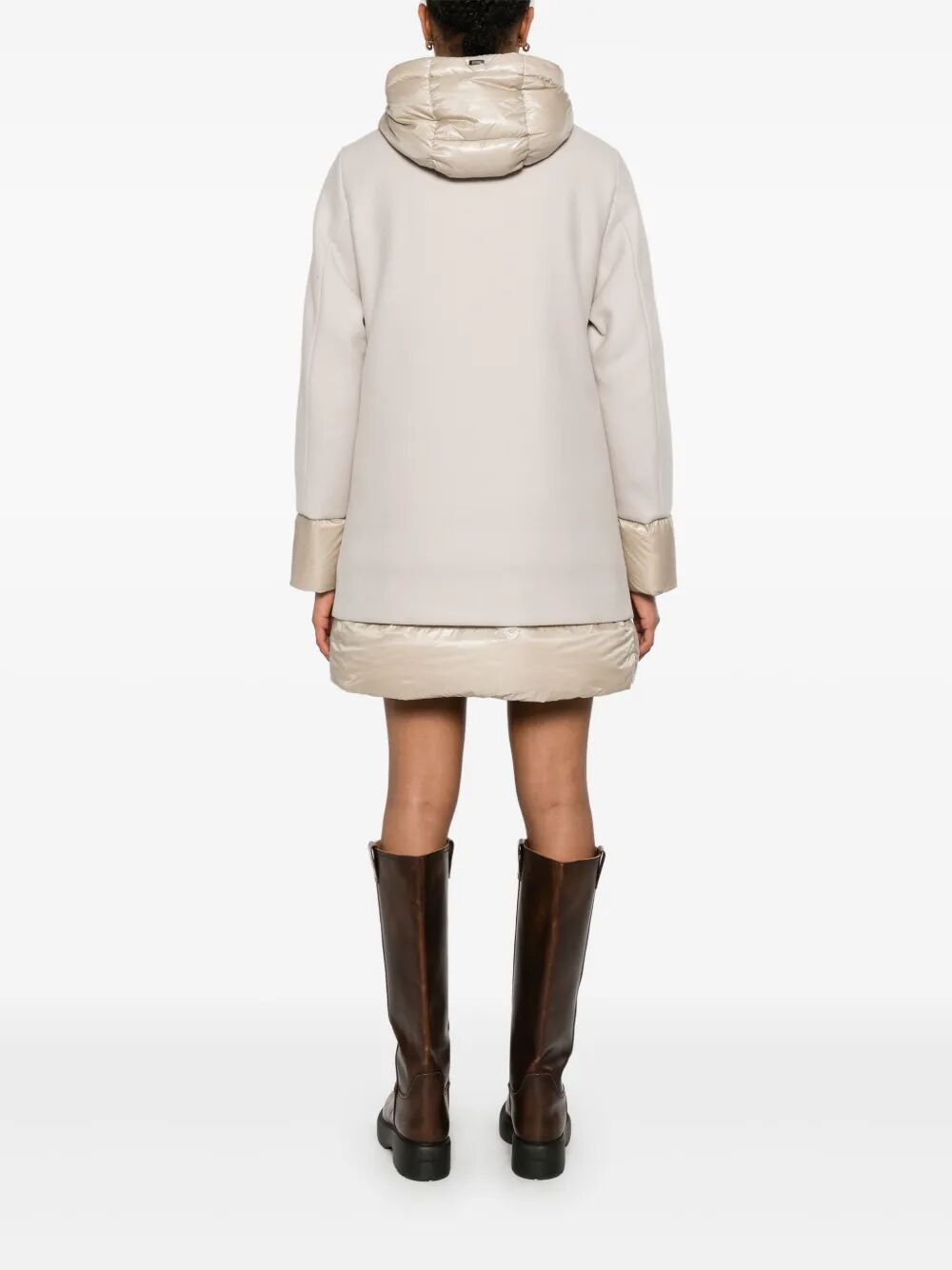 HERNO Flared Padded Wool Jacket for Women - FW25