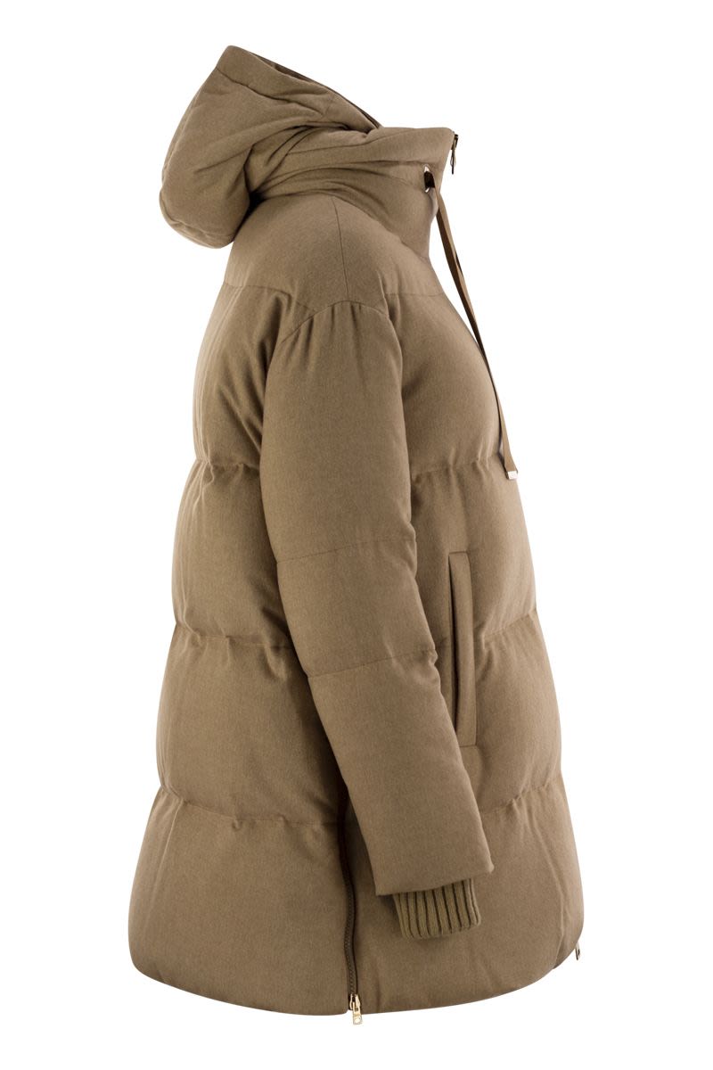 HERNO Silk and Cashmere Down Jacket