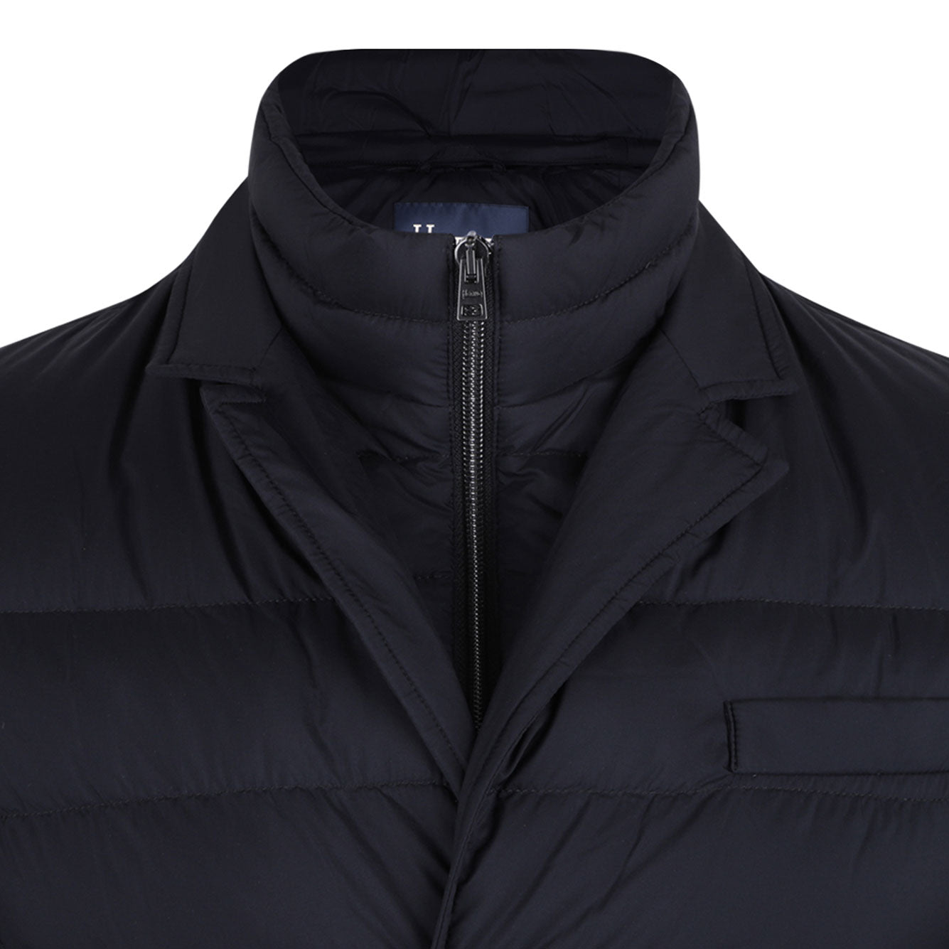 HERNO Men's Insulated Down Jacket with Detachable Panels