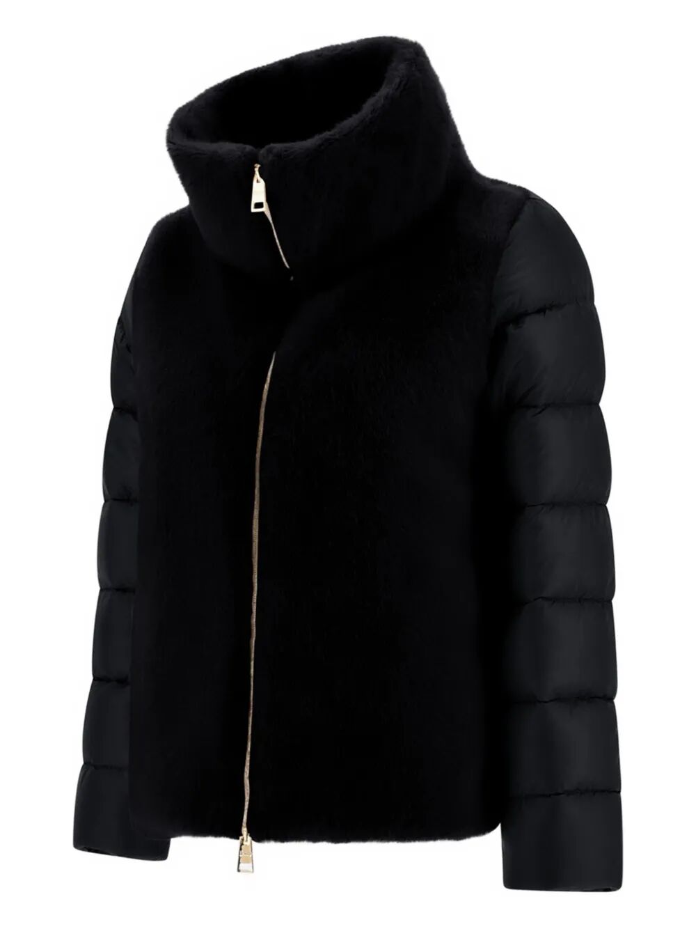 HERNO Faux Fur-Insert Ultralight Padded Jacket
