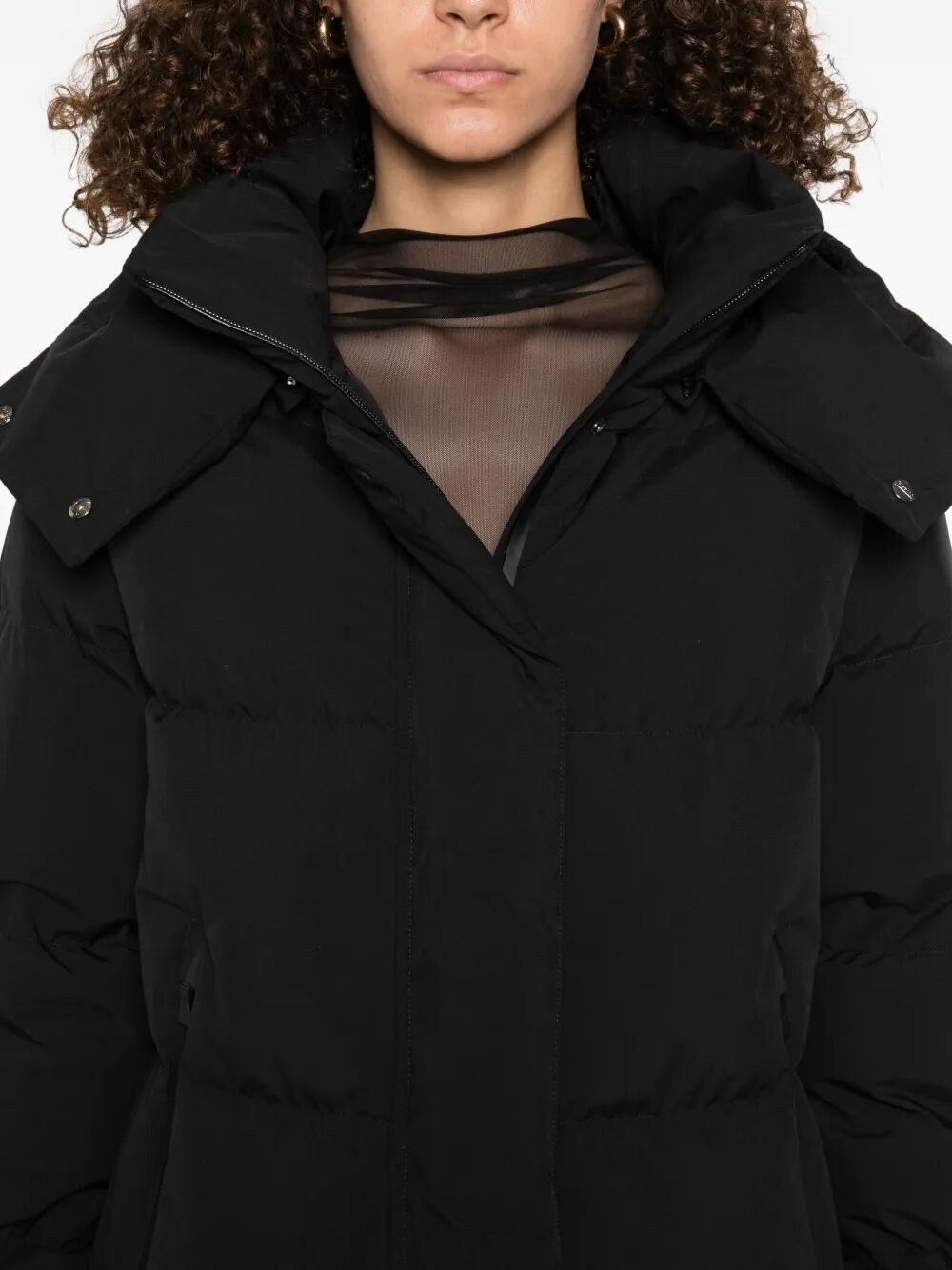 HERNO Medium 2-Layer Hooded Down Jacket for Women