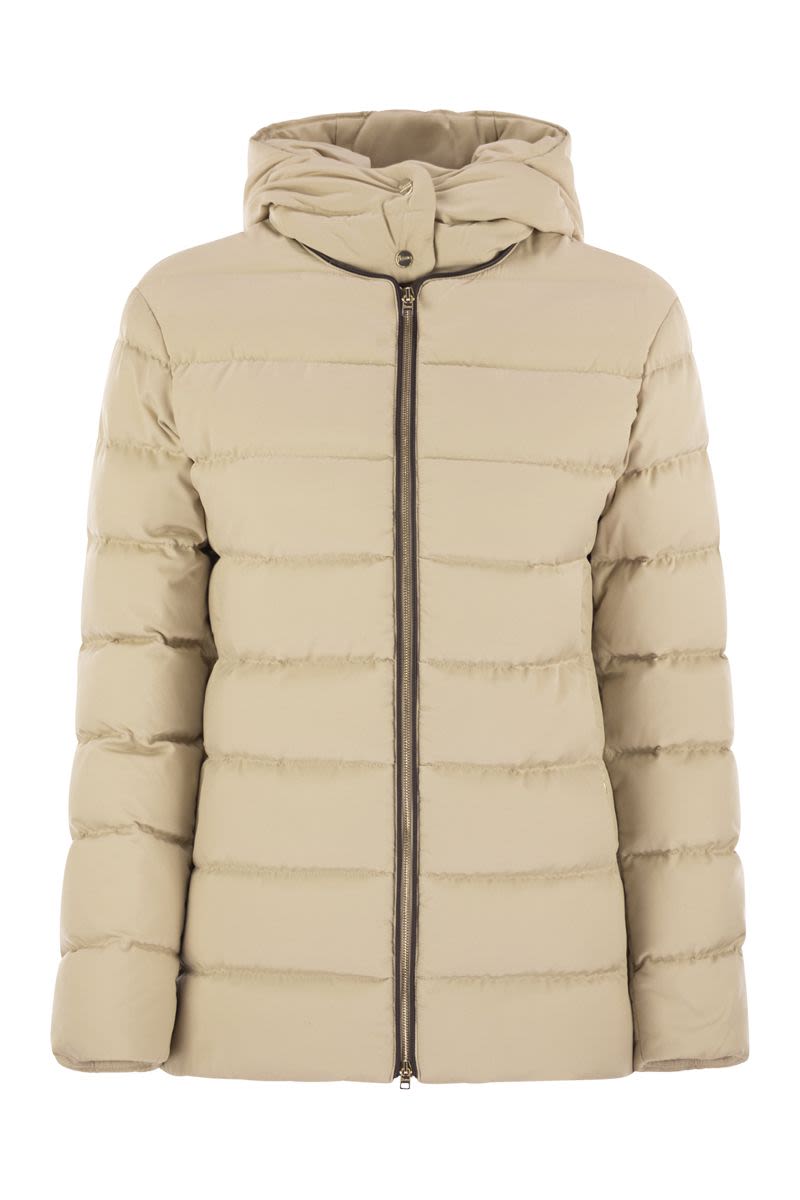HERNO Medium Down Jacket with Hood for Women