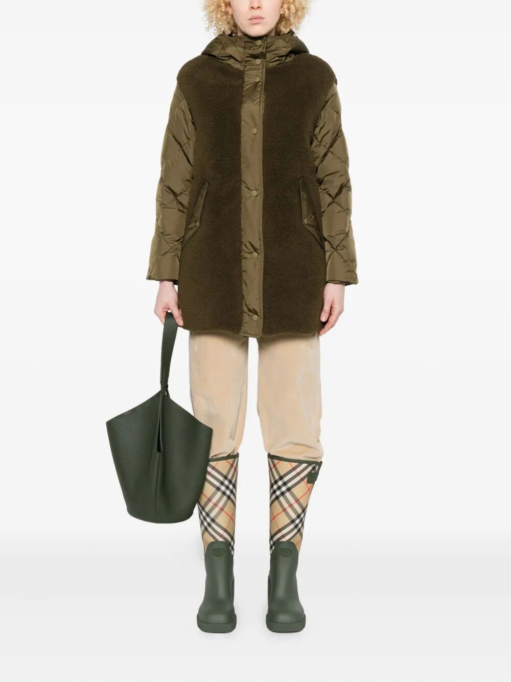 HERNO Quilted Fleece Jacket for Women - FW25 Collection