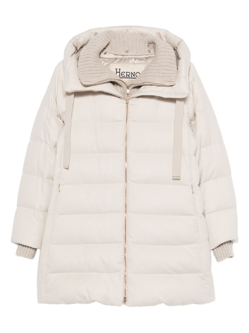 HERNO Women's Midi Down Jacket with Hood