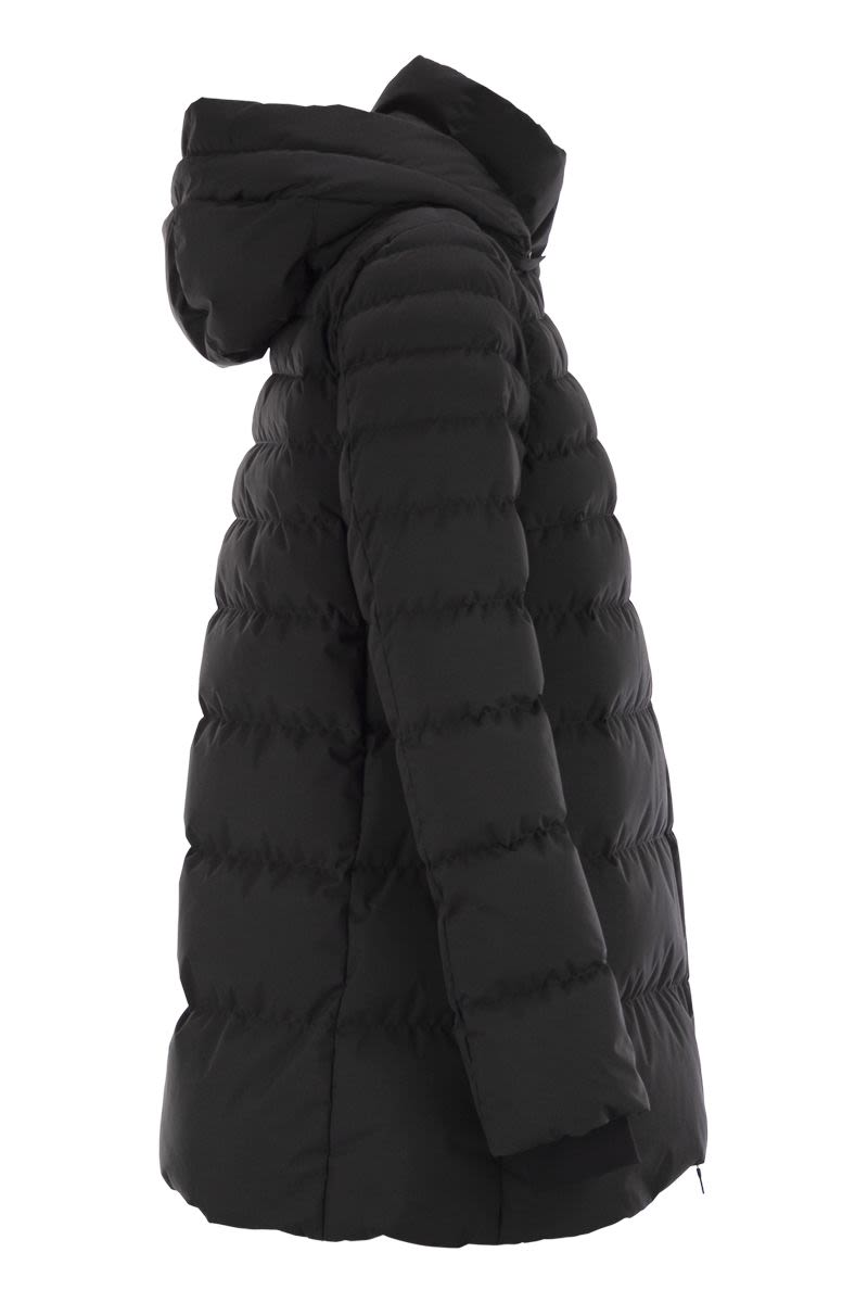 HERNO 2-Layer Hooded Down Jacket