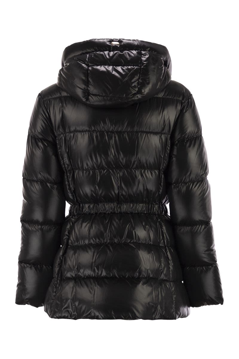 HERNO Ultralight Down Jacket with Drawstring Waist