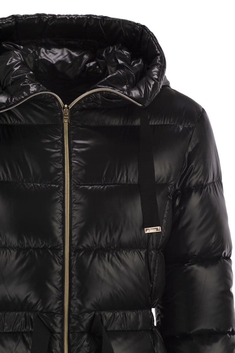HERNO Ultralight Down Jacket with Drawstring Waist