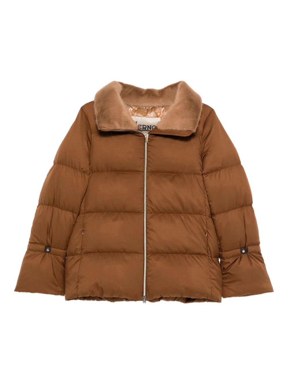 HERNO Quilted Design Jacket with Faux-Fur Trim for Women - FW25