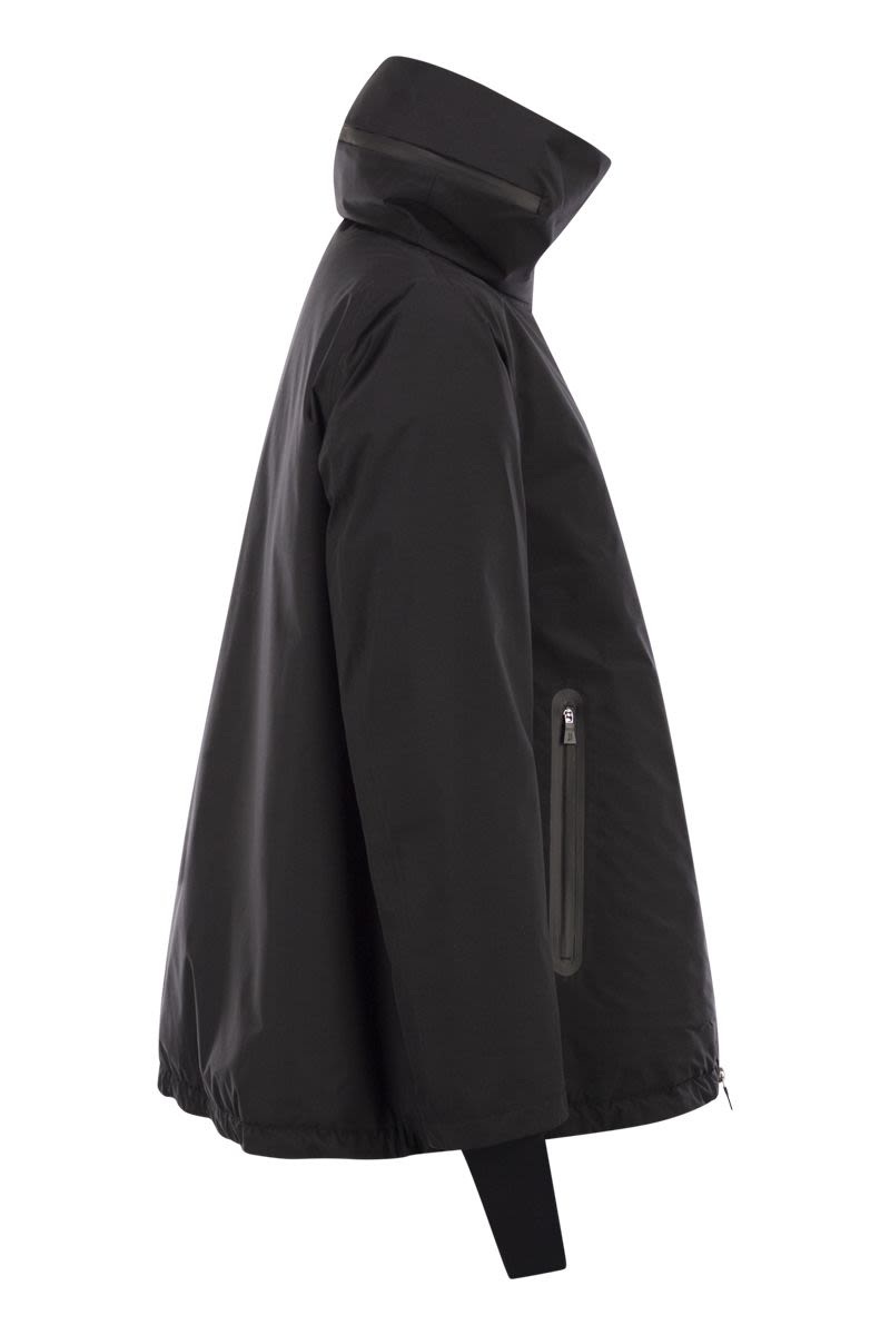 HERNO A-Shaped Down Jacket with Hood - Regular Fit