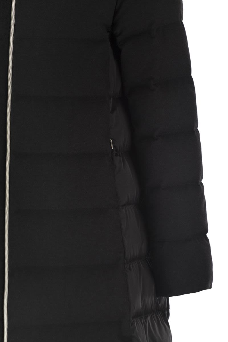 HERNO Mid-Length Women's Jacket with Silk and Cashmere Blend