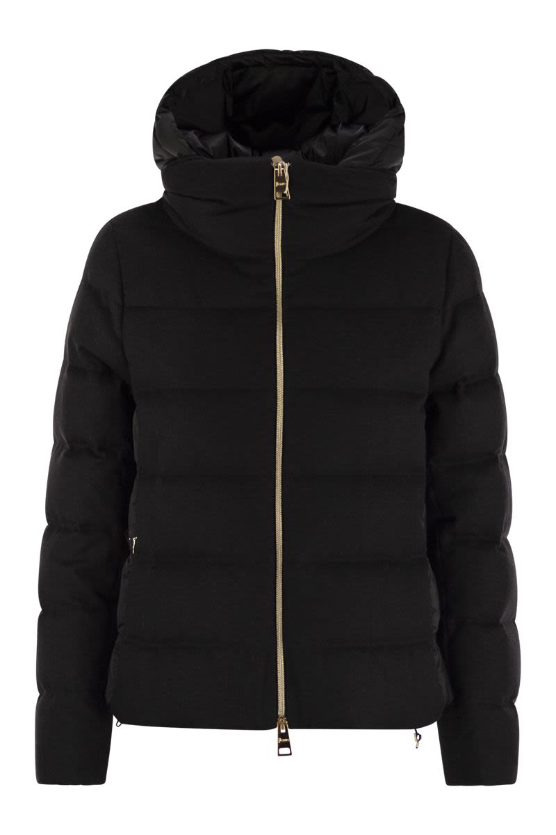 HERNO Silk and Cashmere Down Jacket for Women - Regular Fit