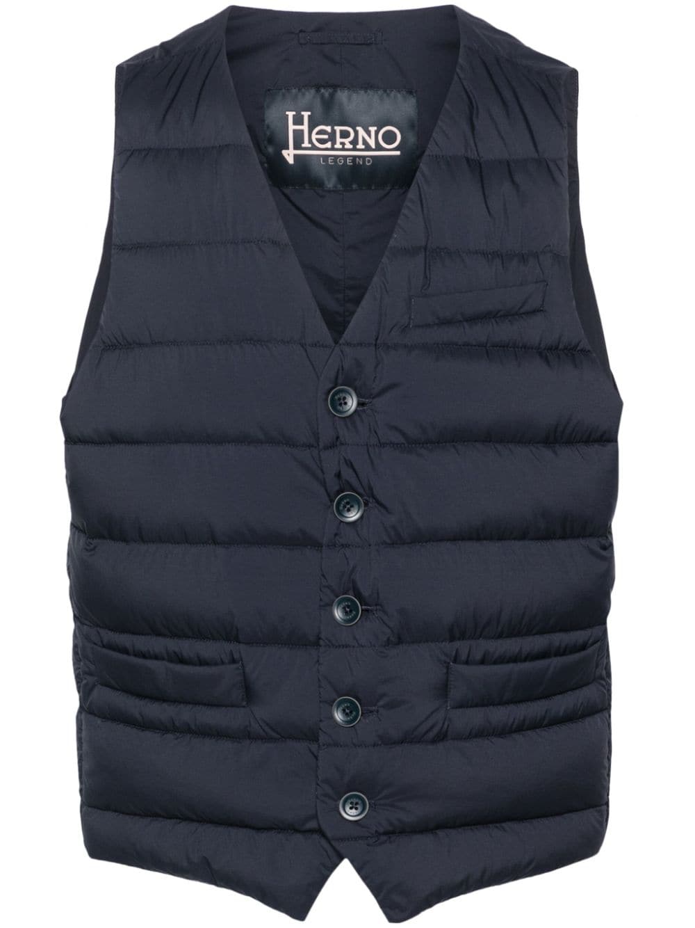 HERNO Lightweight Down-Feather Mini Vest for Men