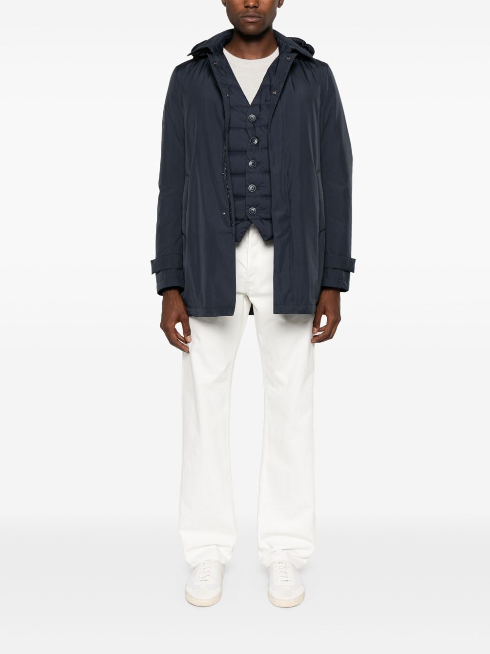 HERNO Lightweight Down-Feather Mini Vest for Men