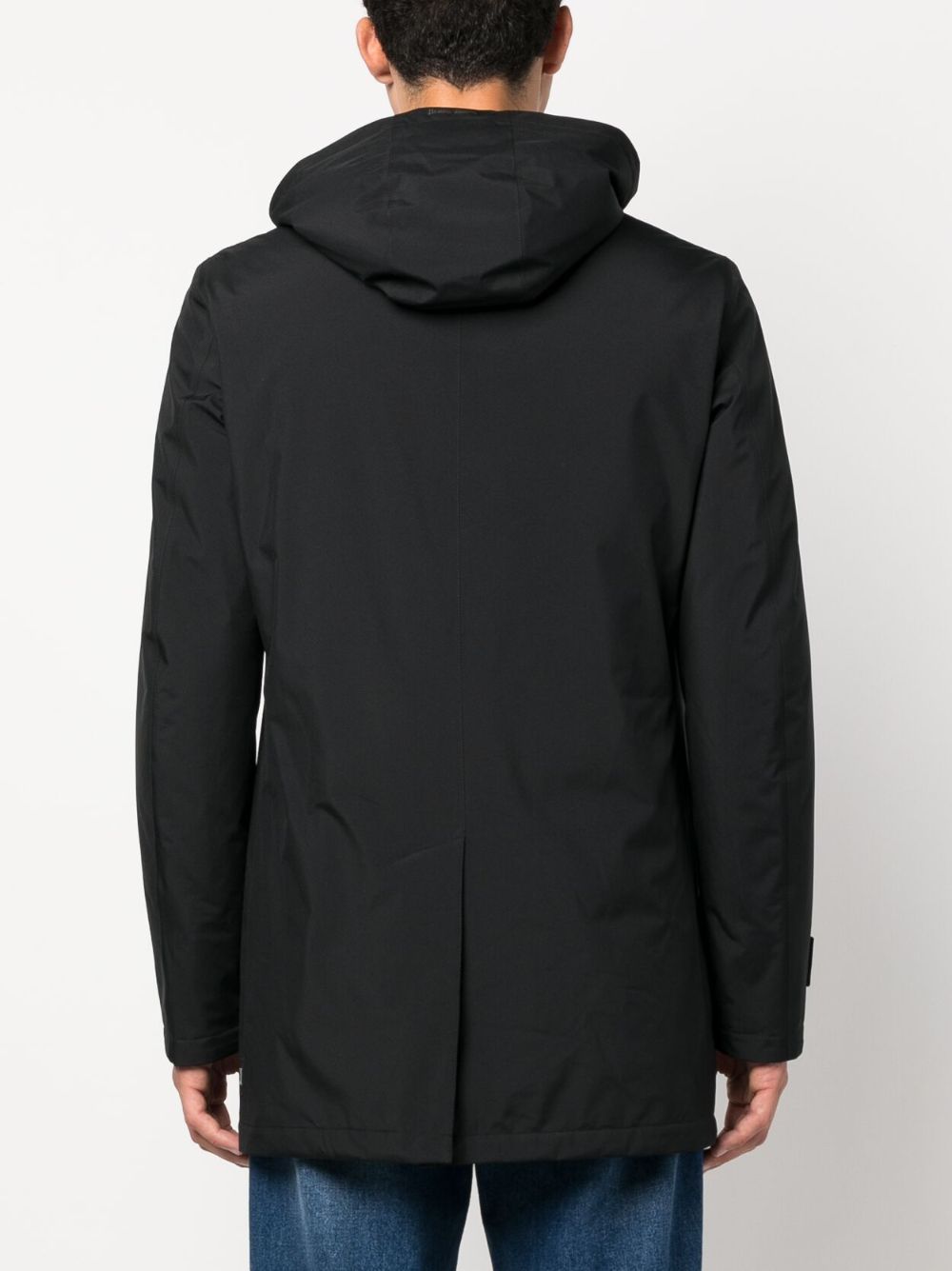 HERNO Men's Padded Jacket with Detachable Hood