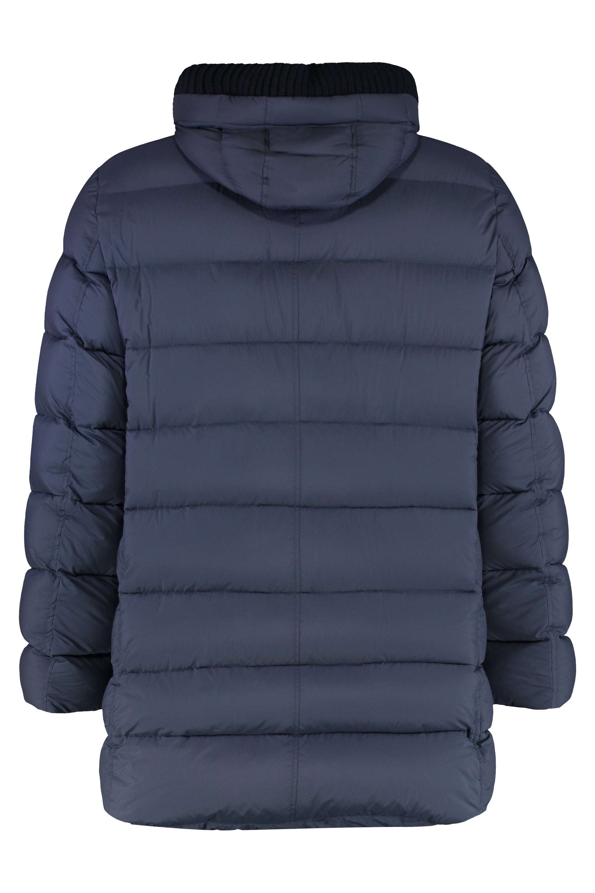 HERNO Men's Long Hooded Down Jacket