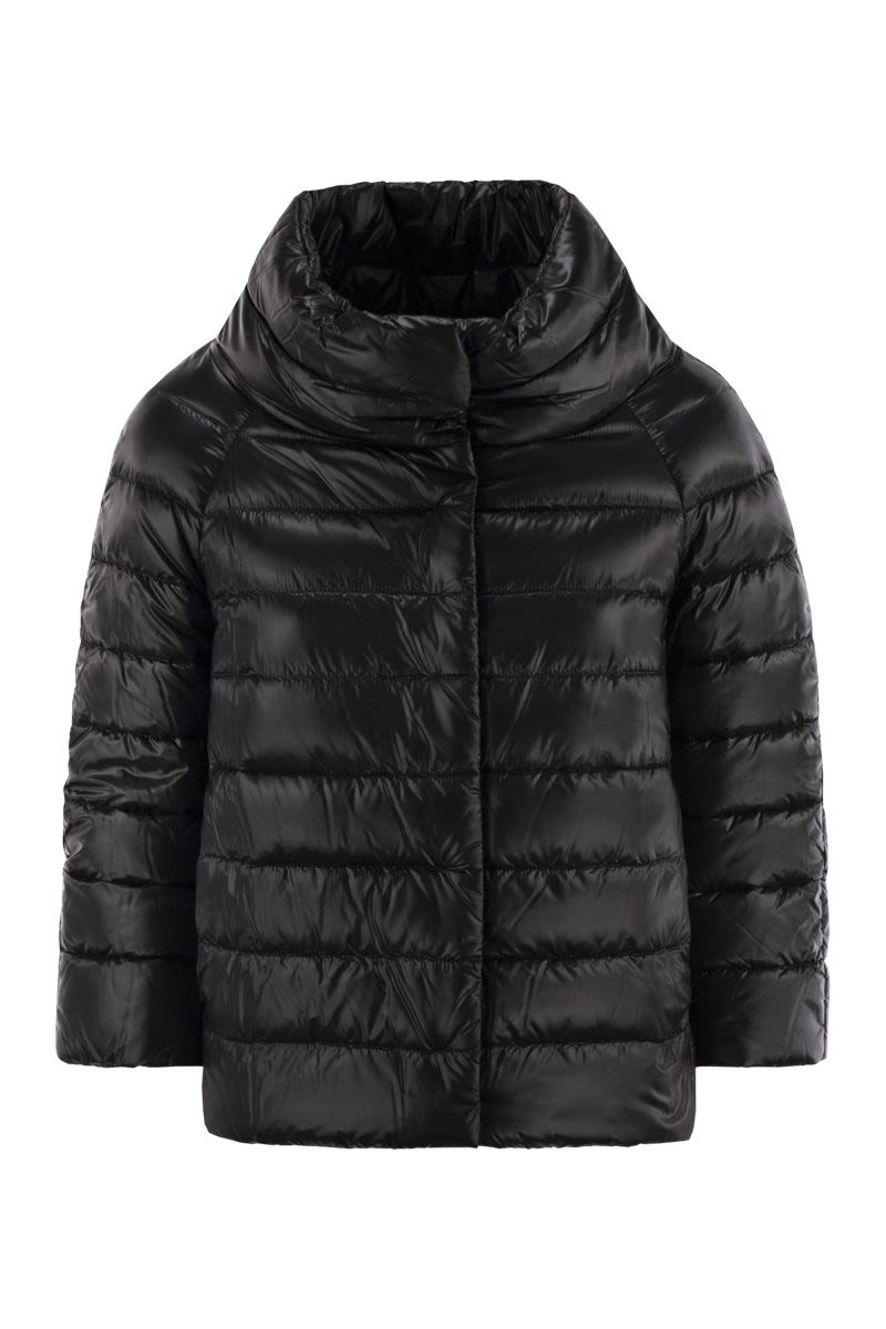 HERNO Women's Mini Cape with Jewelled Sleeves