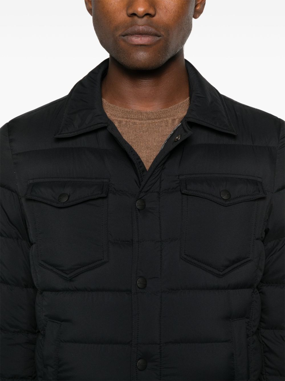 HERNO Men's Denim Nylon Jacket - Fall/Winter 2025