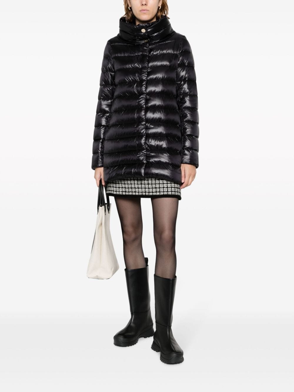 HERNO Elegant Midi Down Jacket for Women