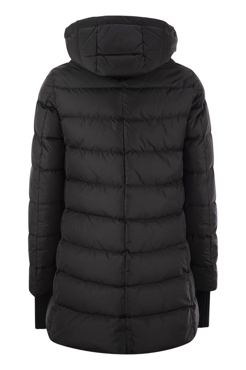 HERNO Medium Down Jacket with Hood for Women