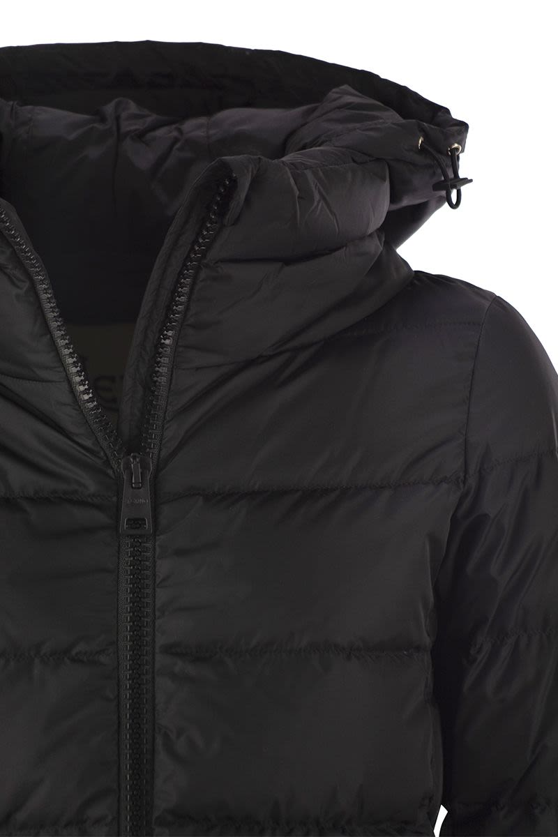 HERNO Medium Down Jacket with Hood for Women