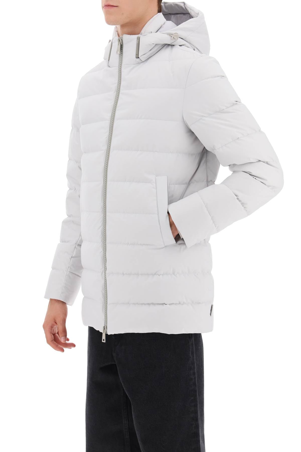 HERNO Medium Hooded Down Jacket for Men
