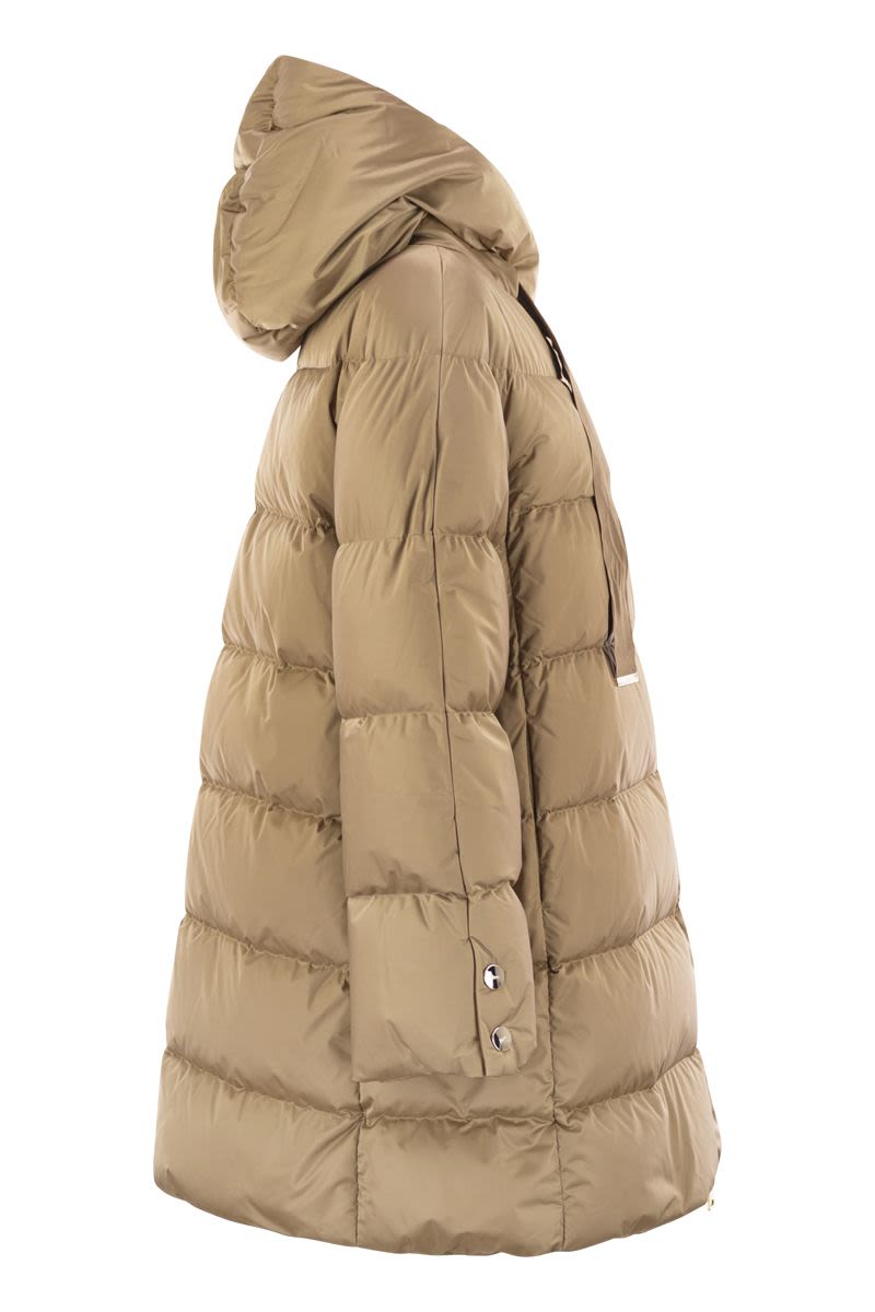HERNO A-Shape Down Jacket with Hood for Women