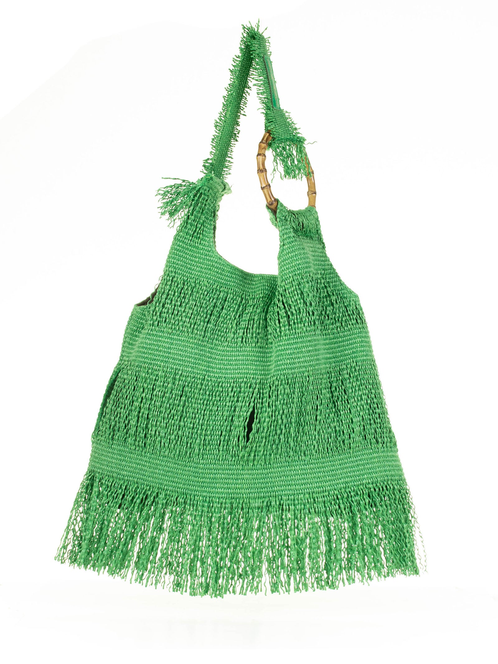 ANITA BILARDI Fringe Shopping Handbag