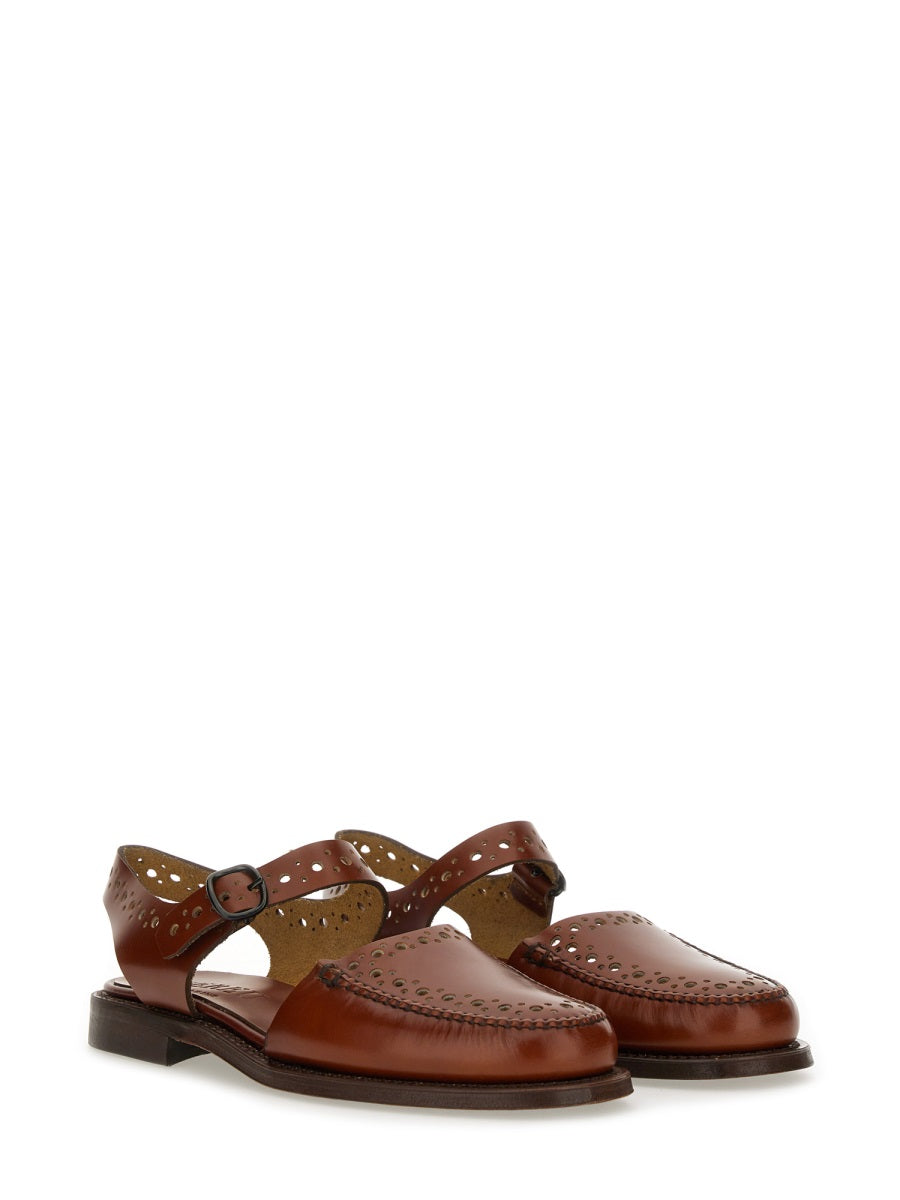 HEREU Leather Sandals for Women - SS25 Collection