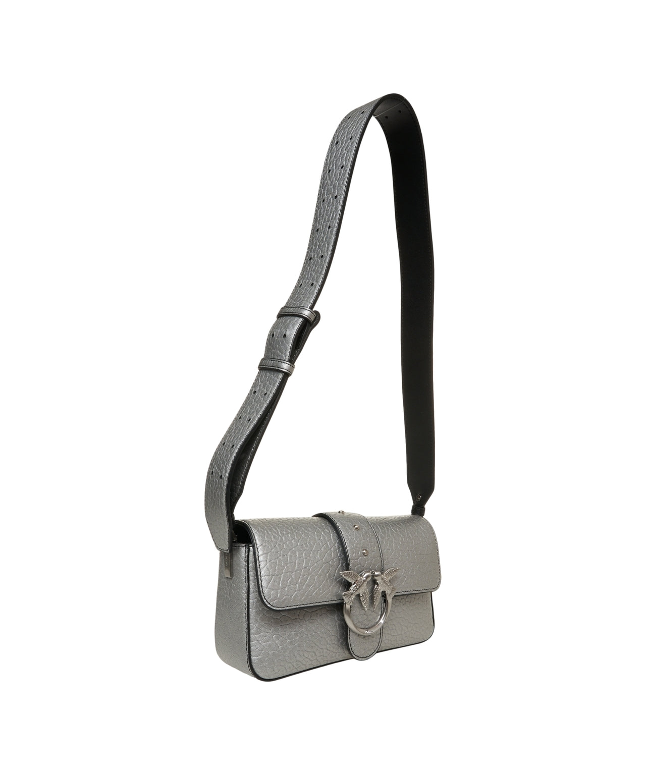 PINKO Mini Shoulder Handbag with Iconic Buckle