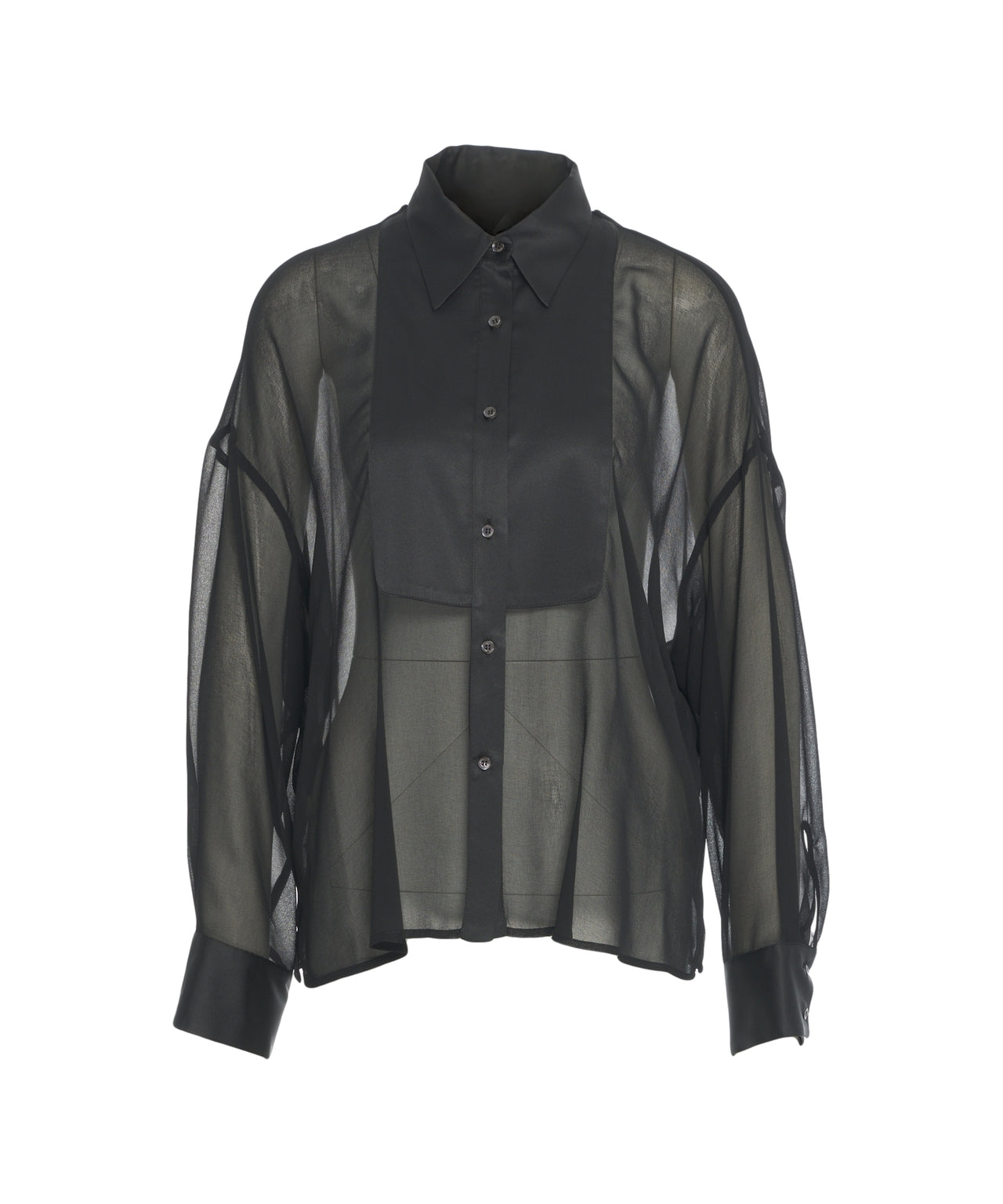 PINKO Semi-Transparent Sleeve Shirt