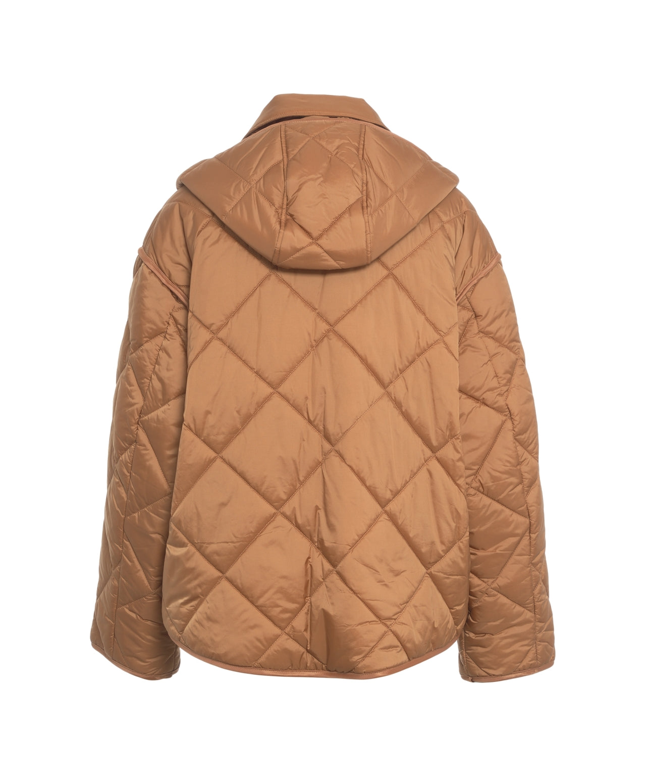 PINKO Quilted Jacket with High Collar and Flap Pockets - Oversized Fit