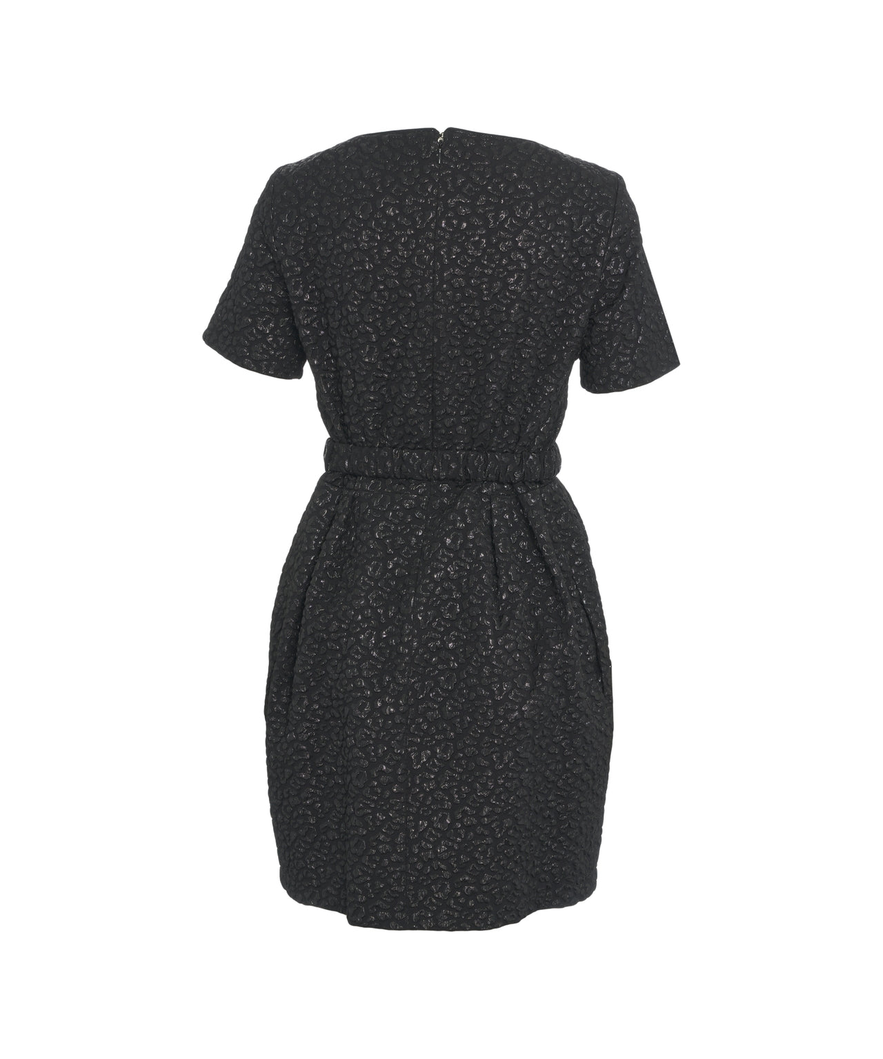 PINKO Mini Structured Dress with Belted Waist