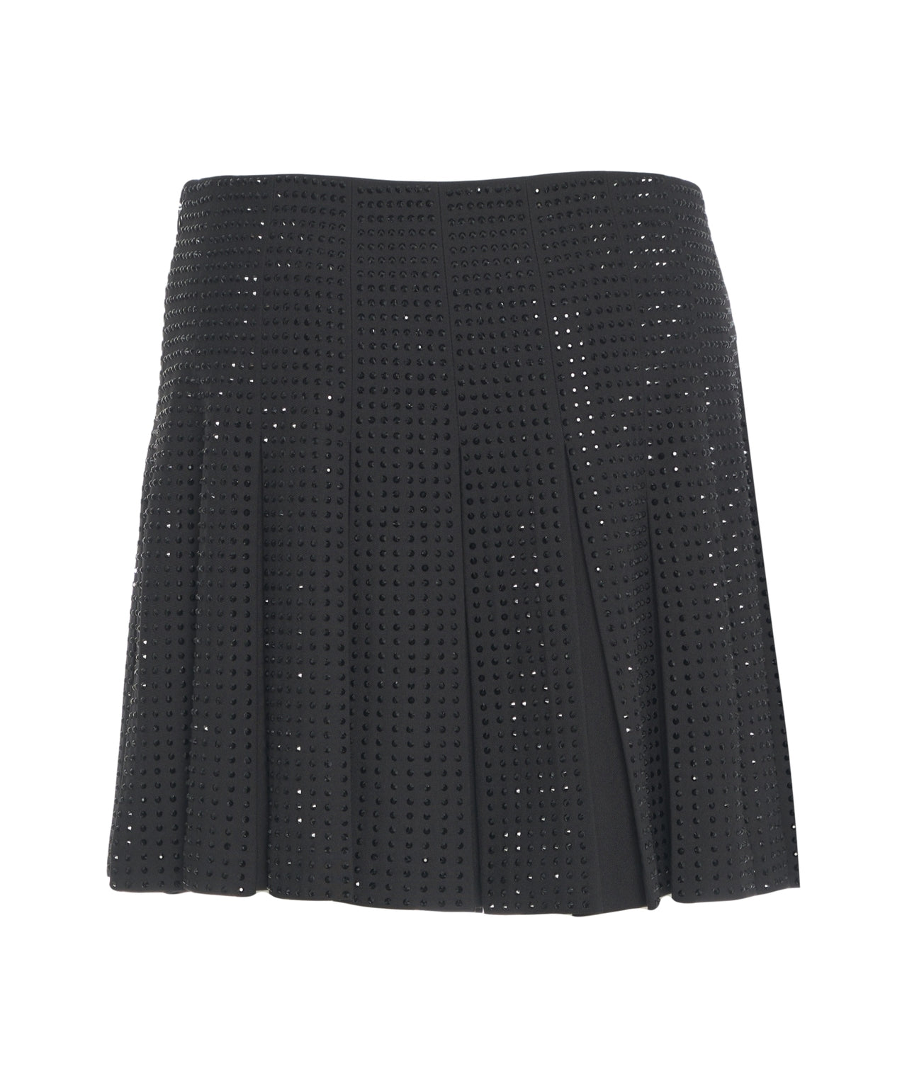 PINKO Mini Skirt with Strass Accents