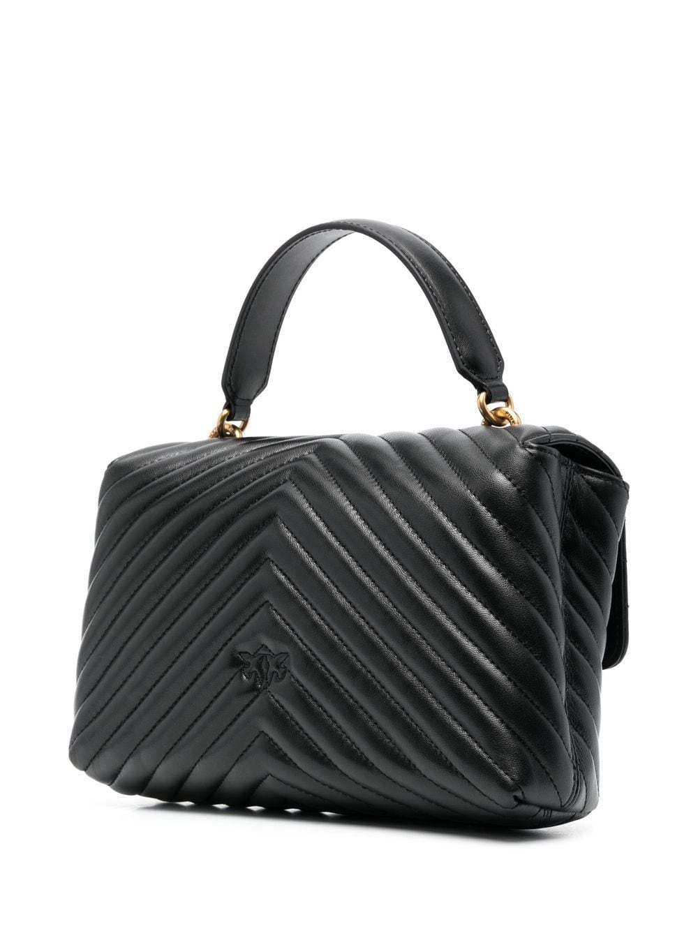 PINKO Chevron Quilted Mini Handbag - 17cm Height