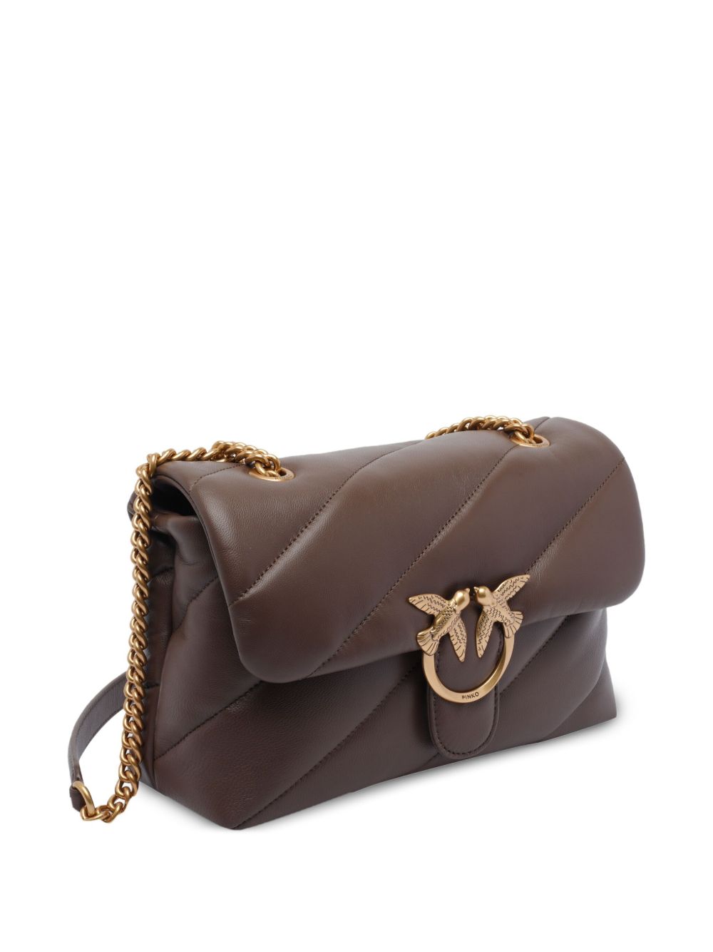 PINKO Classic Love Mini Quilted Shoulder Bag