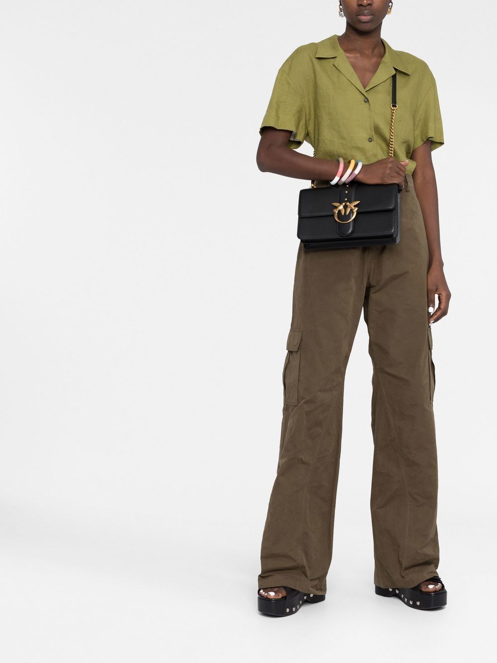 PINKO Chic Mini Crossbody Handbag for Women