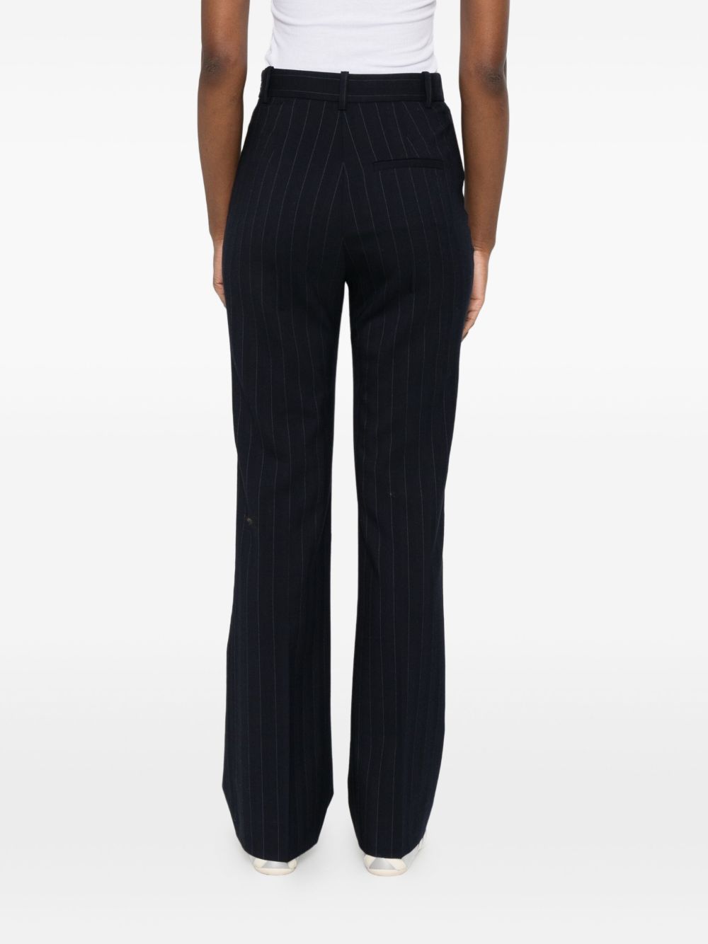PINKO Tailored Pinstripe Straight-Leg Trousers for Women