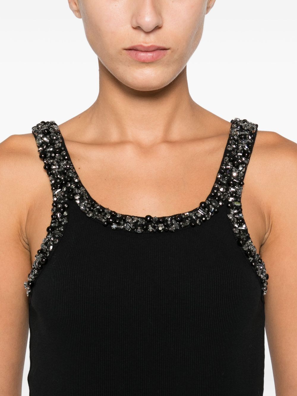 PINKO Elegantly Ribbed Tank Top for Women