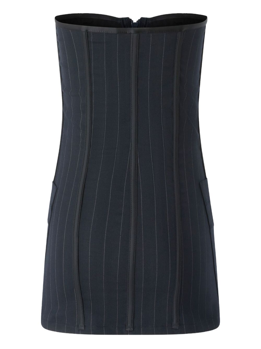 PINKO Structured Pinstriped Bustier Top - Women's Size