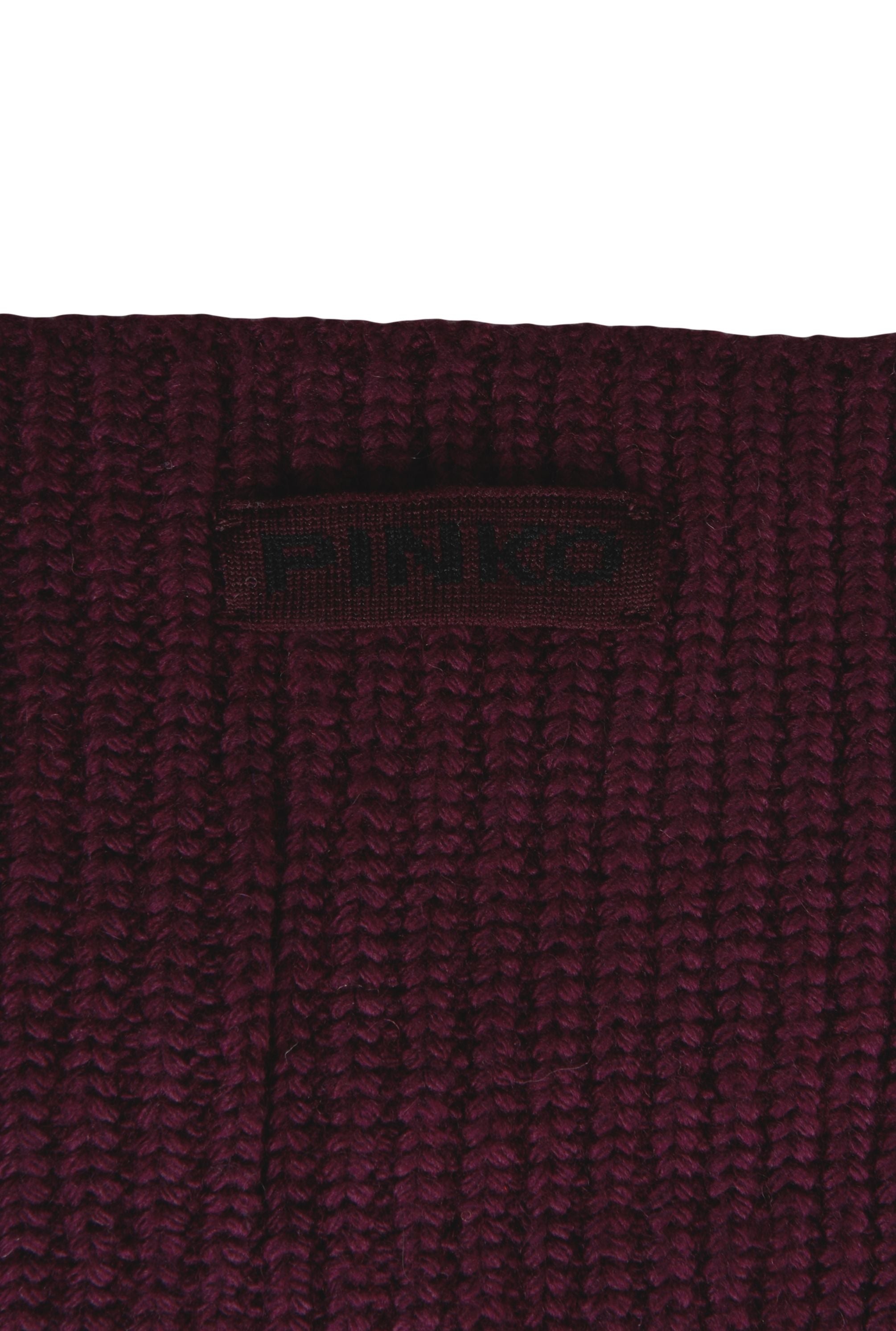 PINKO Ribbed Scarf - 190 x 33 cm