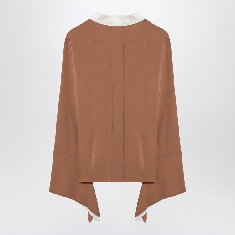 MAX MARA Fluid Fit Silk Colour-Block Blouse