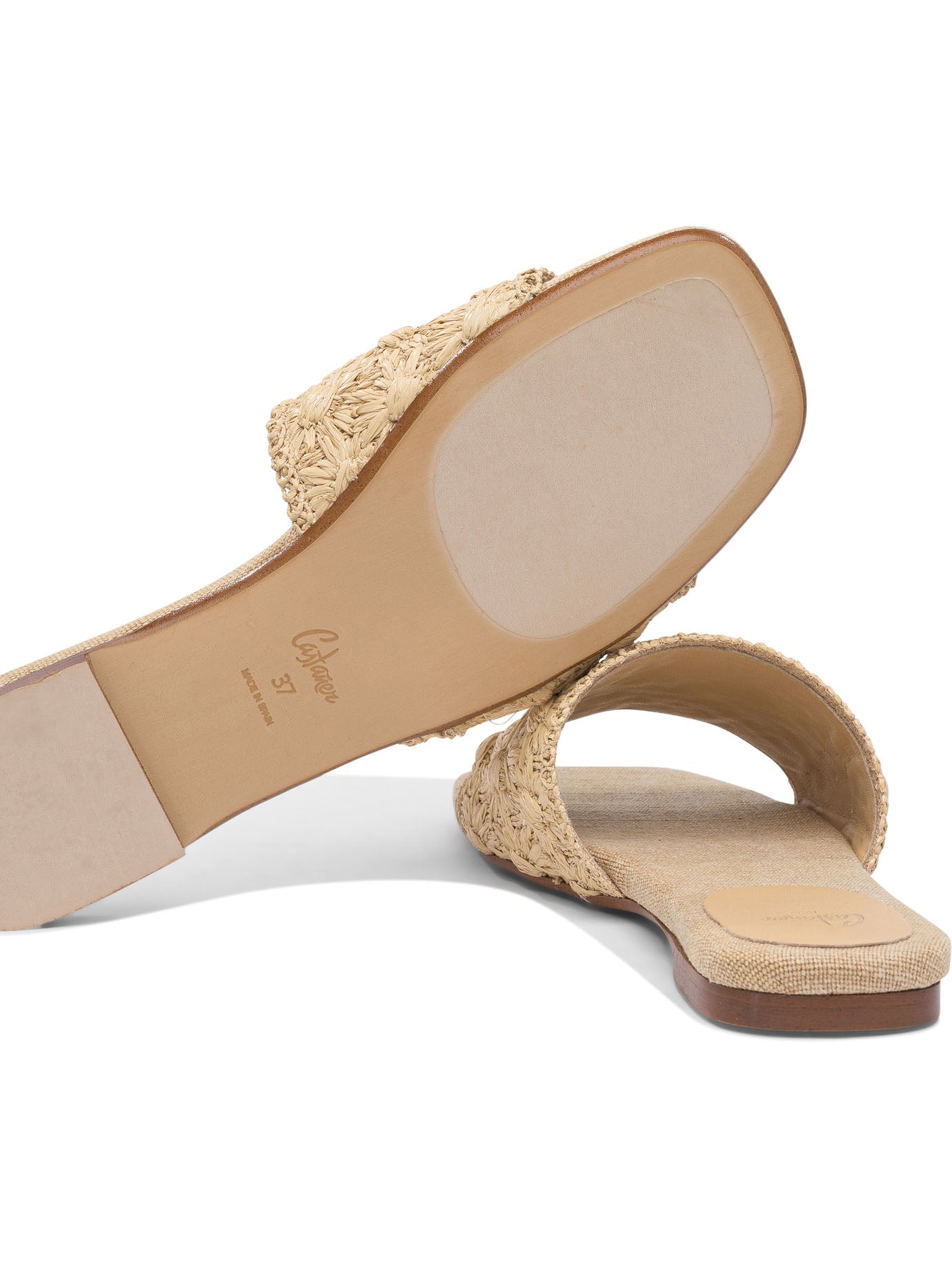 CASTAÑER Effortless Raffia Sandals for Women - SS25
