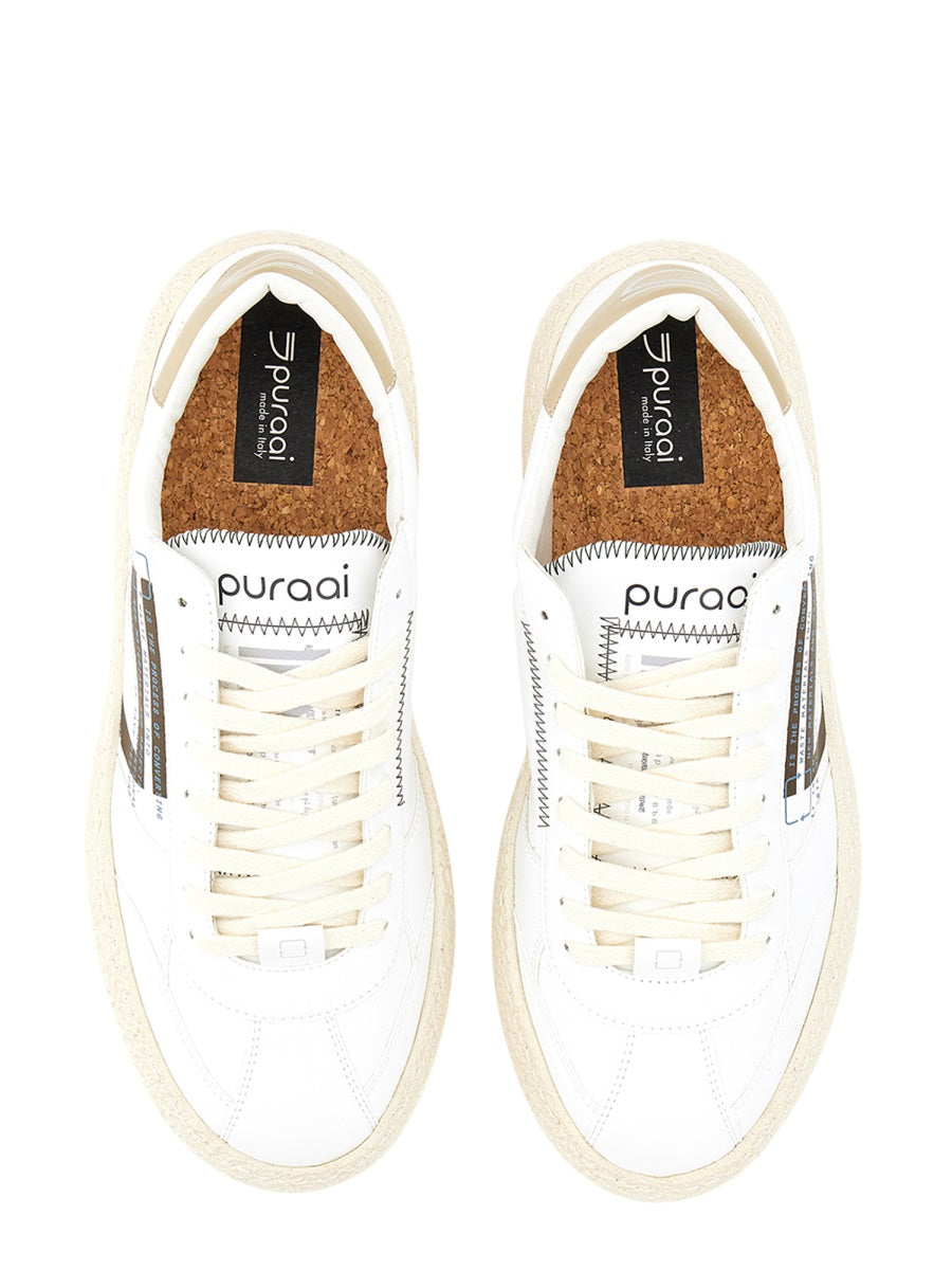 PURAAI Pistachio Sneakers with 2.5 CM Rubber Sole for Men