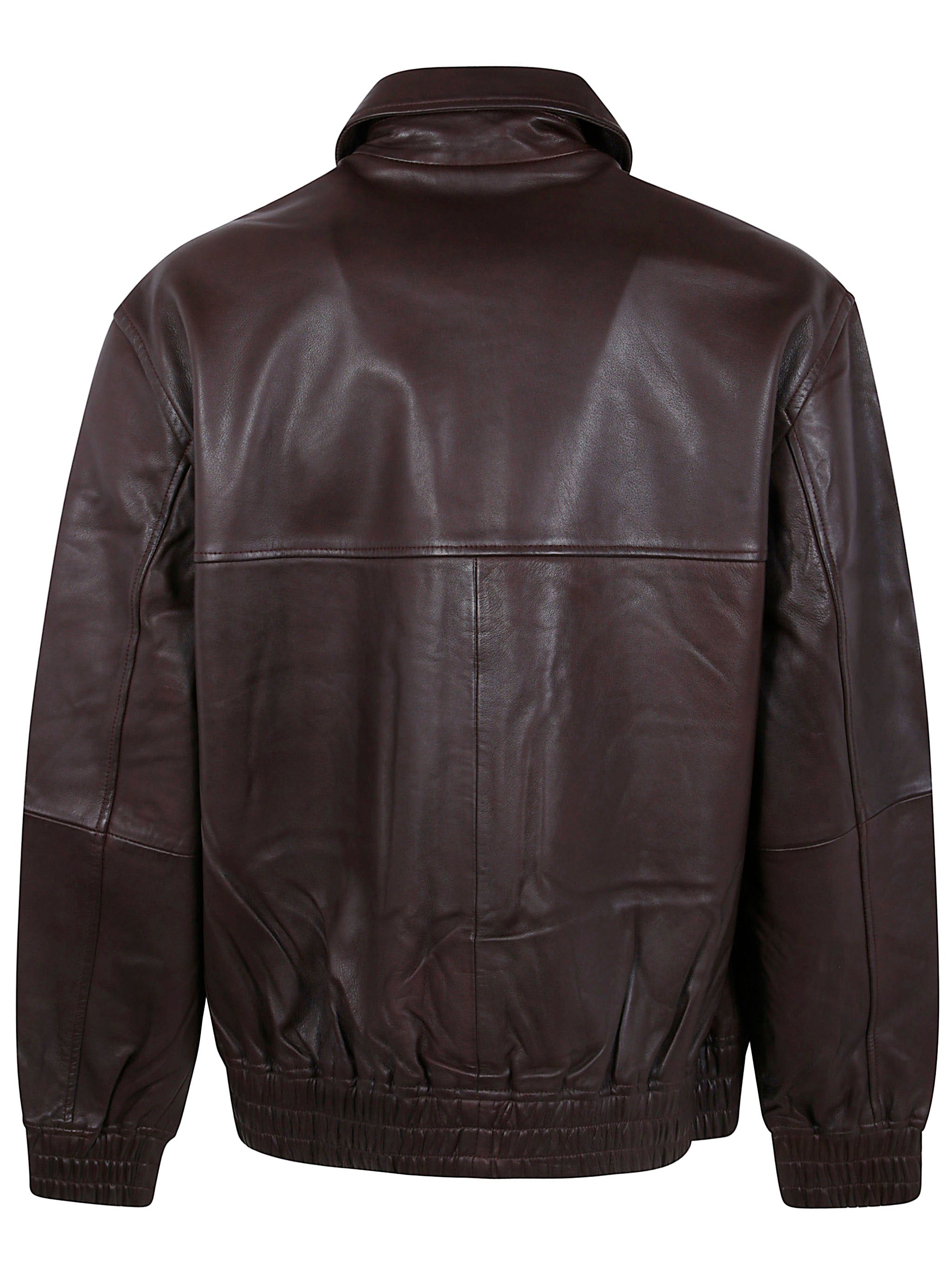 STUDIO NICHOLSON Men's Lamb Leather Bomber Jacket